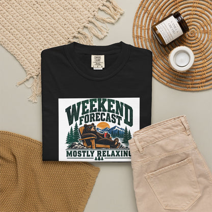 Weekend Forecast: Mostly Relaxing T-Shirt | Retro Outdoor Bear Tee