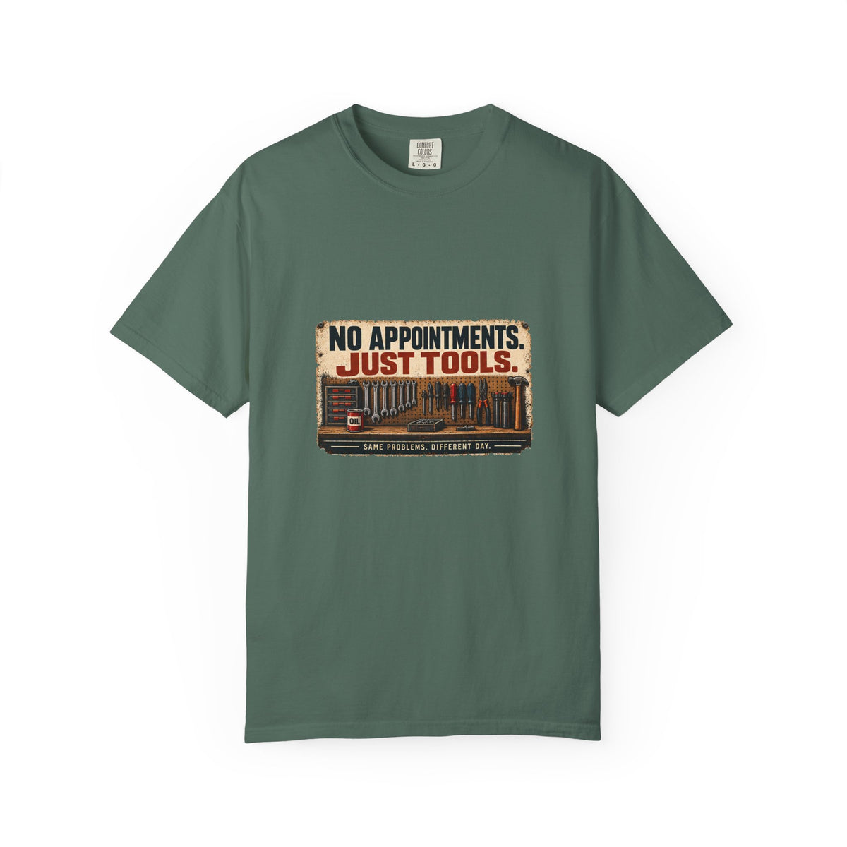 No Appointments Just Tools T-Shirt | Retro Garage Workshop Tee