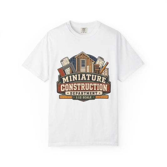 Miniature Construction Department 1:12 scale miniaturist T-shirt