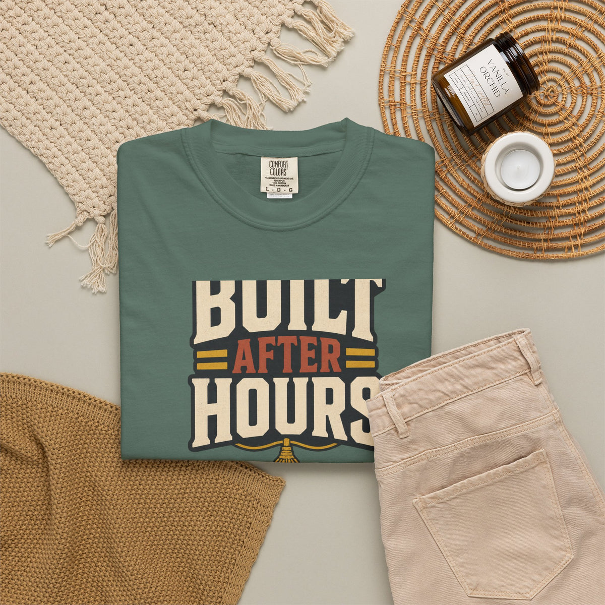 Built After Hours T-Shirt | Vintage Maker Workwear Tee