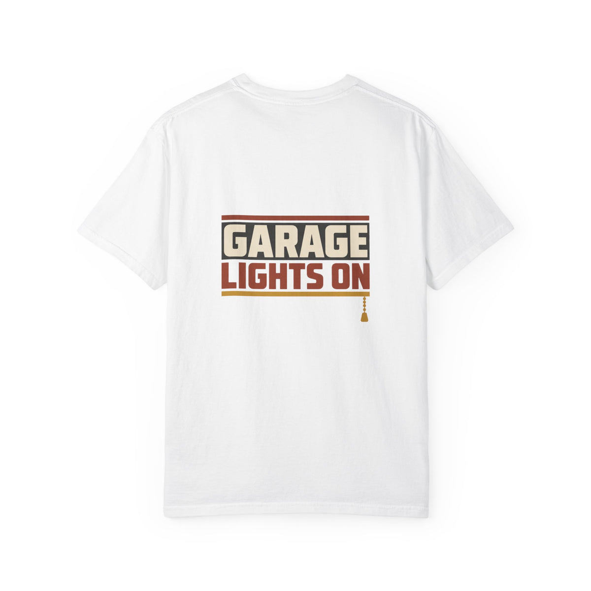 GARAGE LIGHTS ON T-Shirt | Retro Workshop Tee