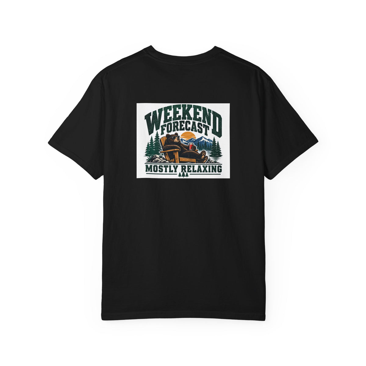 Weekend Forecast: Mostly Relaxing T-Shirt | Retro Outdoor Bear Tee