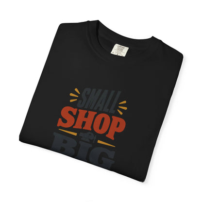 SMALL SHOP BIG IDEAS T-Shirt | Retro Workshop Tee