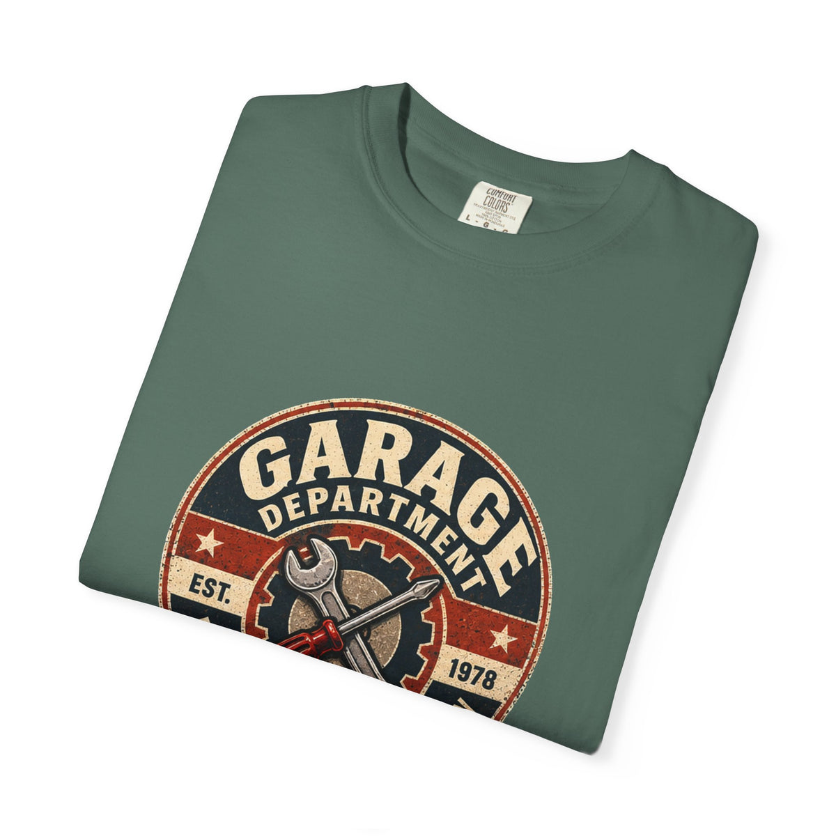 Garage Department T-Shirt | Retro Maintenance Division Workshop Tee