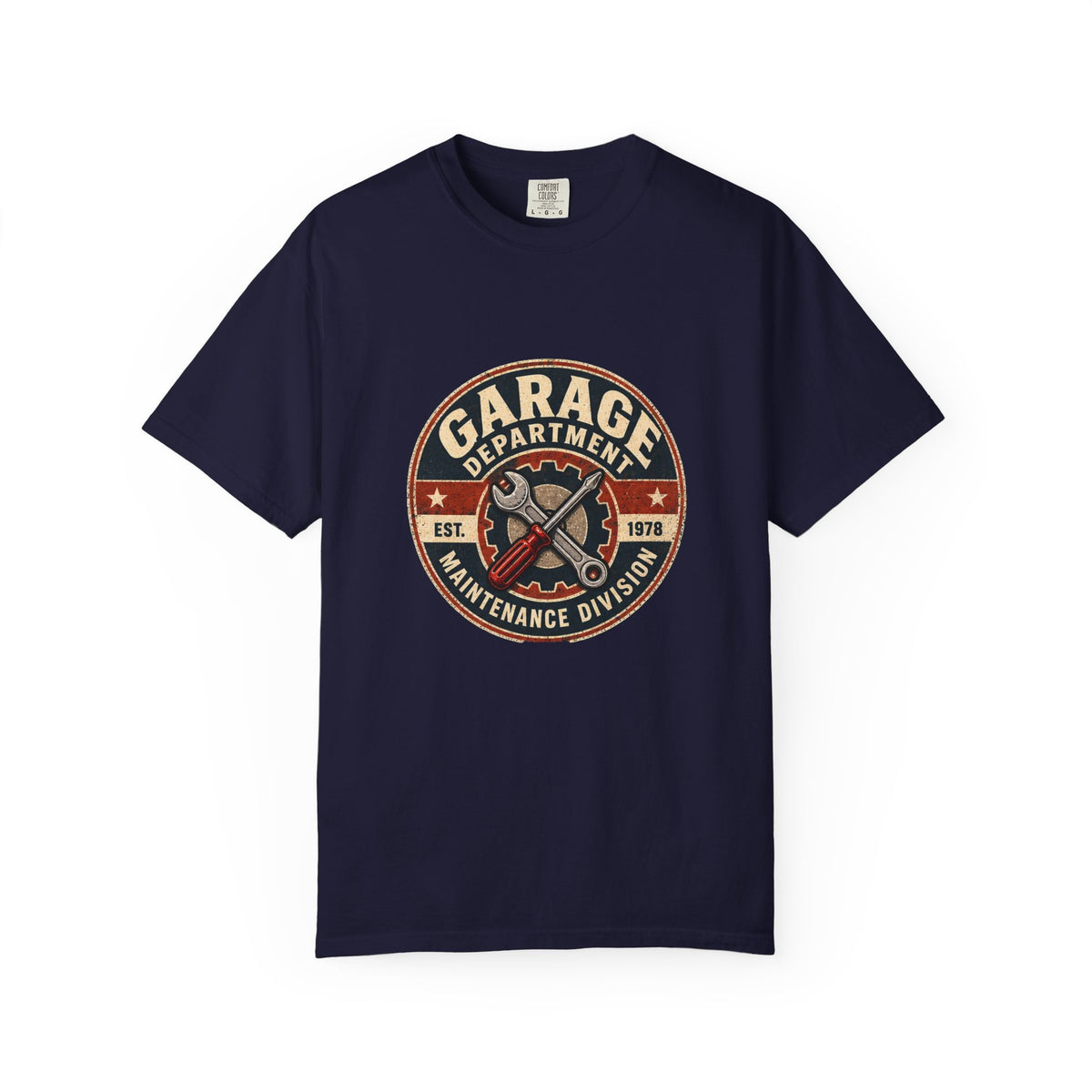 Garage Department T-Shirt | Retro Maintenance Division Workshop Tee