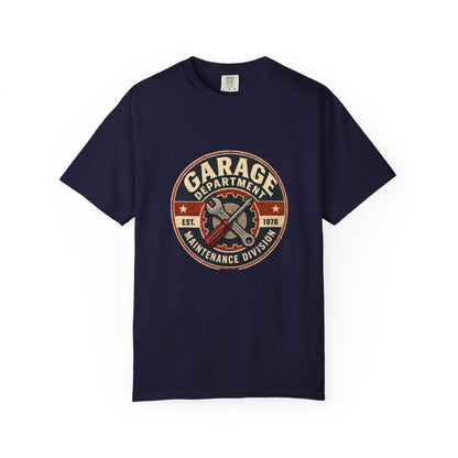 Garage Department T-Shirt | Retro Maintenance Division Workshop Tee