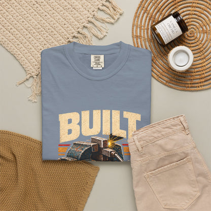 Built Not Bought T-Shirt | Retro Garage Workshop Tee