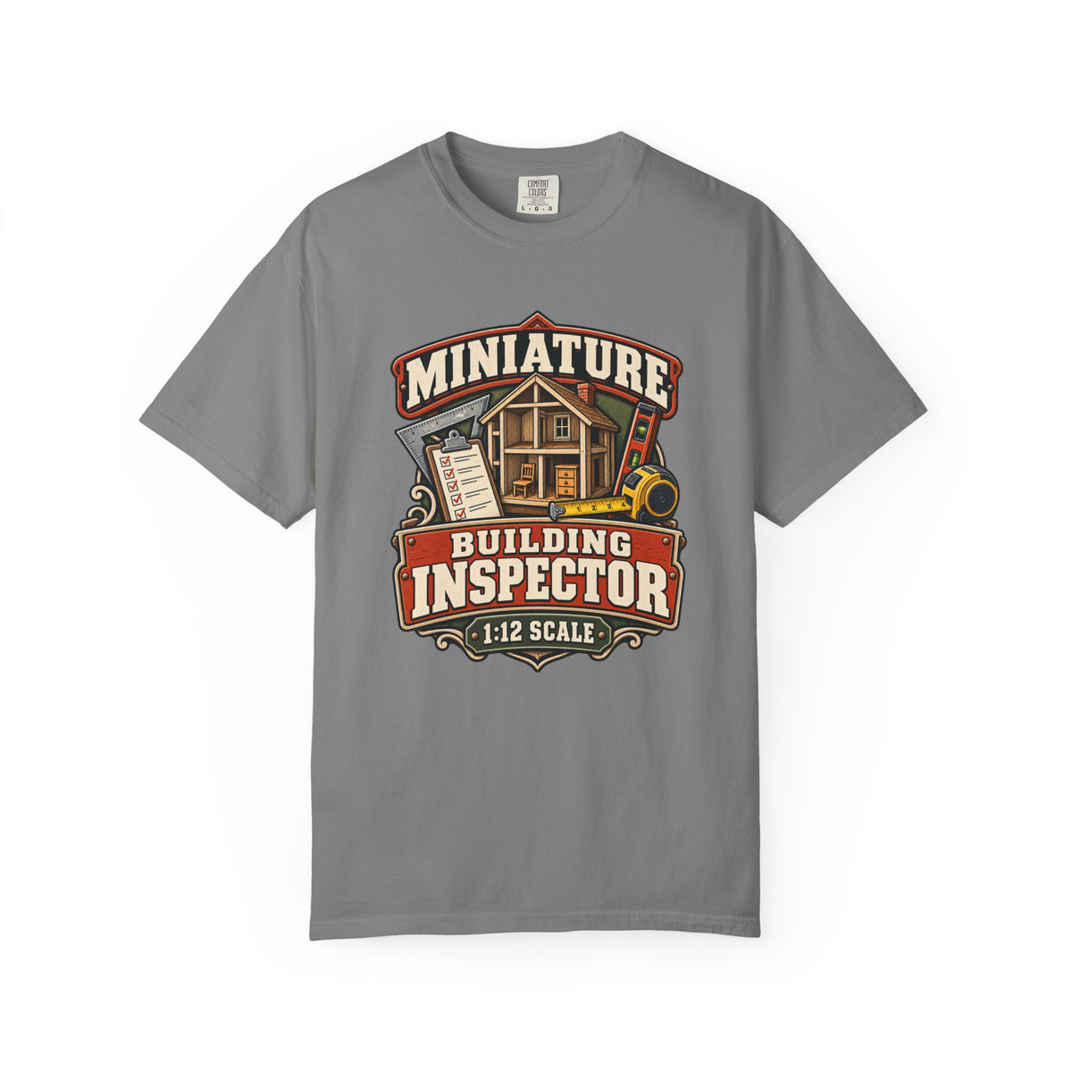 Miniature Building Inspector T-Shirt | 1:12 Scale Miniaturist Tee