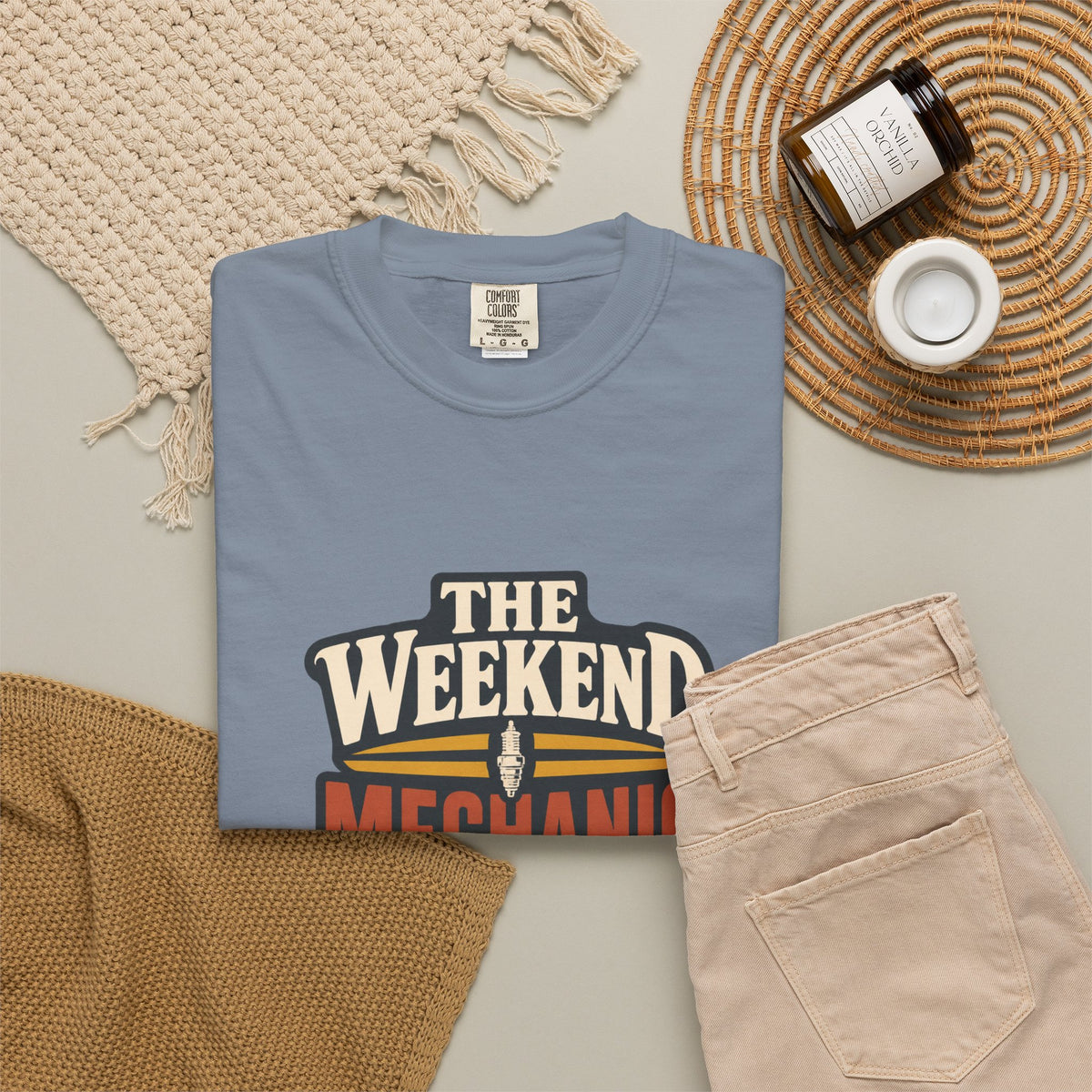 THE WEEKEND MECHANIC T-Shirt | Retro Workshop Tee