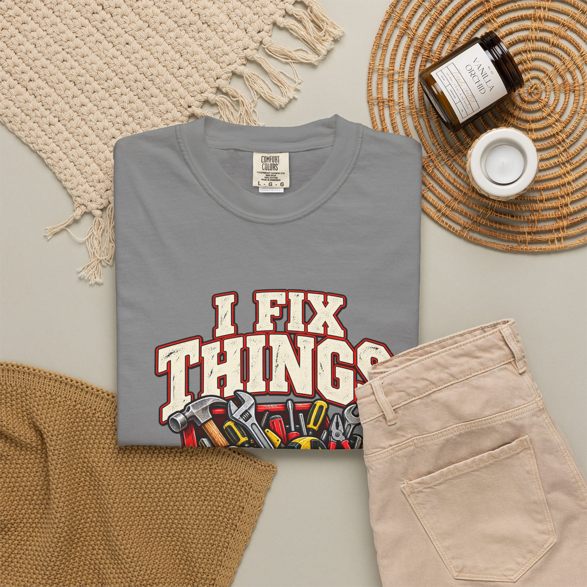 I Fix Things Eventually T-Shirt | Funny Vintage Toolbox Tee