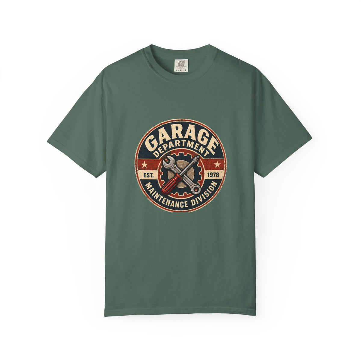 Garage Department T-Shirt | Retro Maintenance Division Workshop Tee