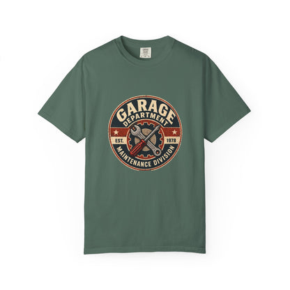 Garage Department T-Shirt | Retro Maintenance Division Workshop Tee
