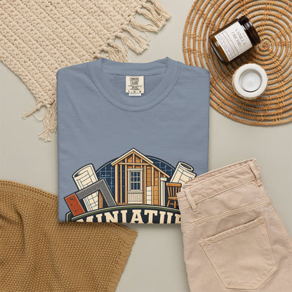 Vintage 1:12 scale construction department graphic tee for miniaturists