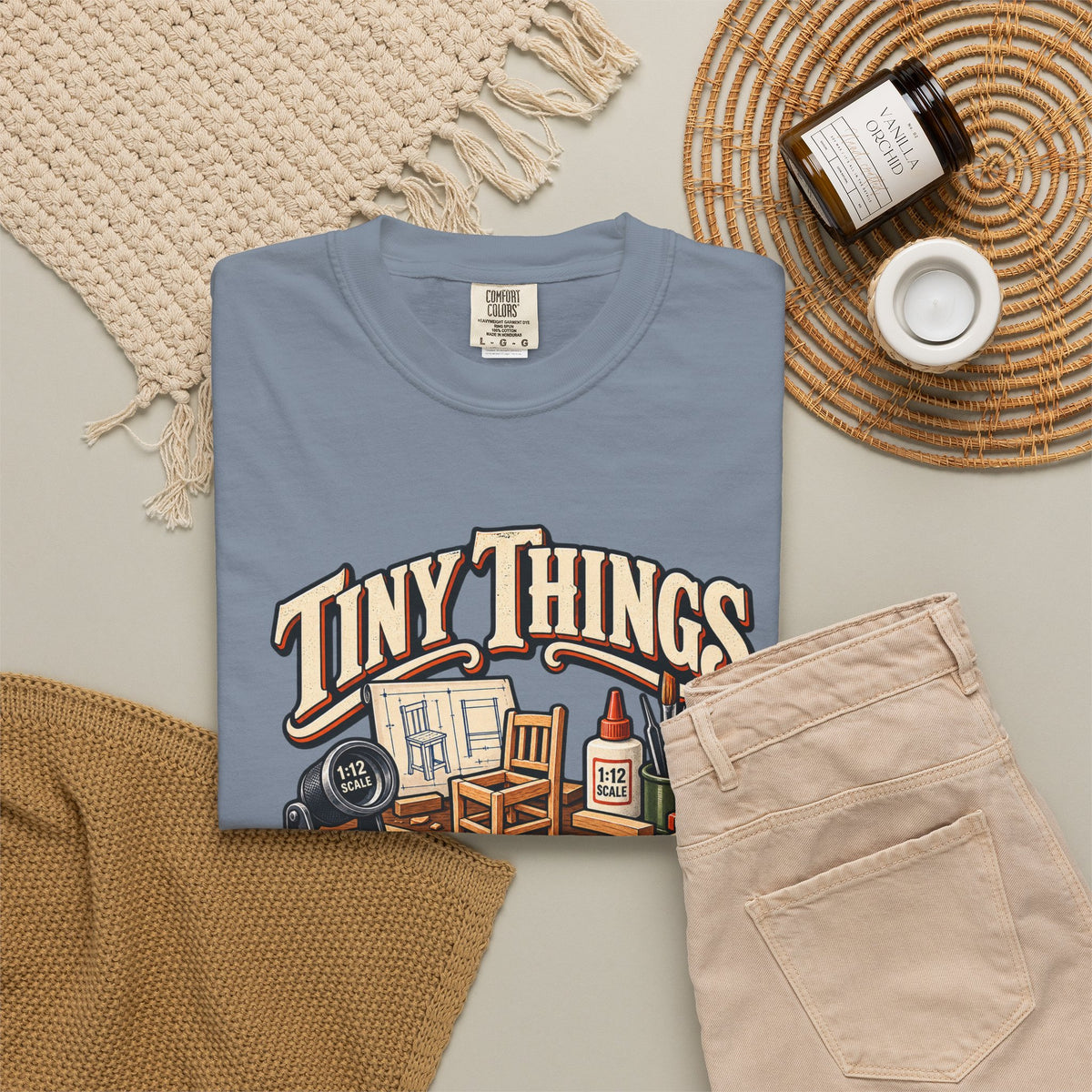 Tiny Things Take Time T-Shirt | 1:12 Scale Miniaturist Tee