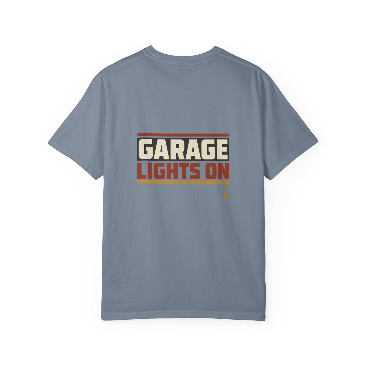 GARAGE LIGHTS ON T-Shirt | Retro Workshop Tee