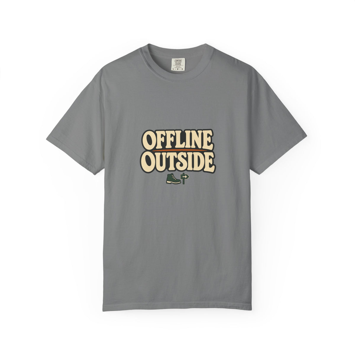Offline Outside T-Shirt | Retro Outdoor Adventure Tee