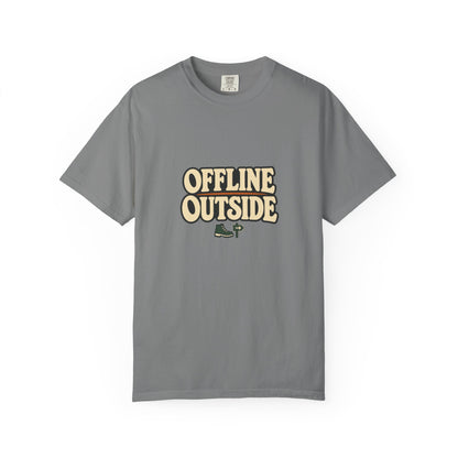 Offline Outside T-Shirt | Retro Outdoor Adventure Tee