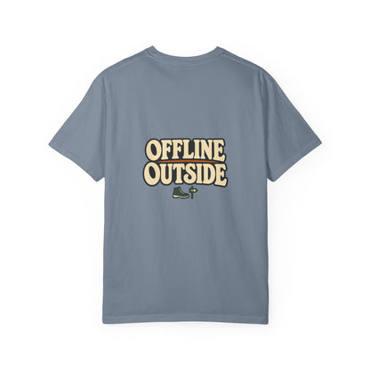 Offline Outside T-Shirt | Retro Outdoor Adventure Tee