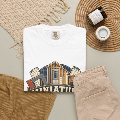 Vintage 1:12 scale construction department graphic tee for miniaturists