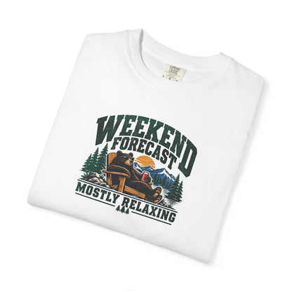 Weekend Forecast: Mostly Relaxing T-Shirt | Retro Outdoor Bear Tee