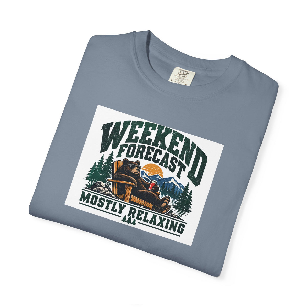 Weekend Forecast: Mostly Relaxing T-Shirt | Retro Outdoor Bear Tee