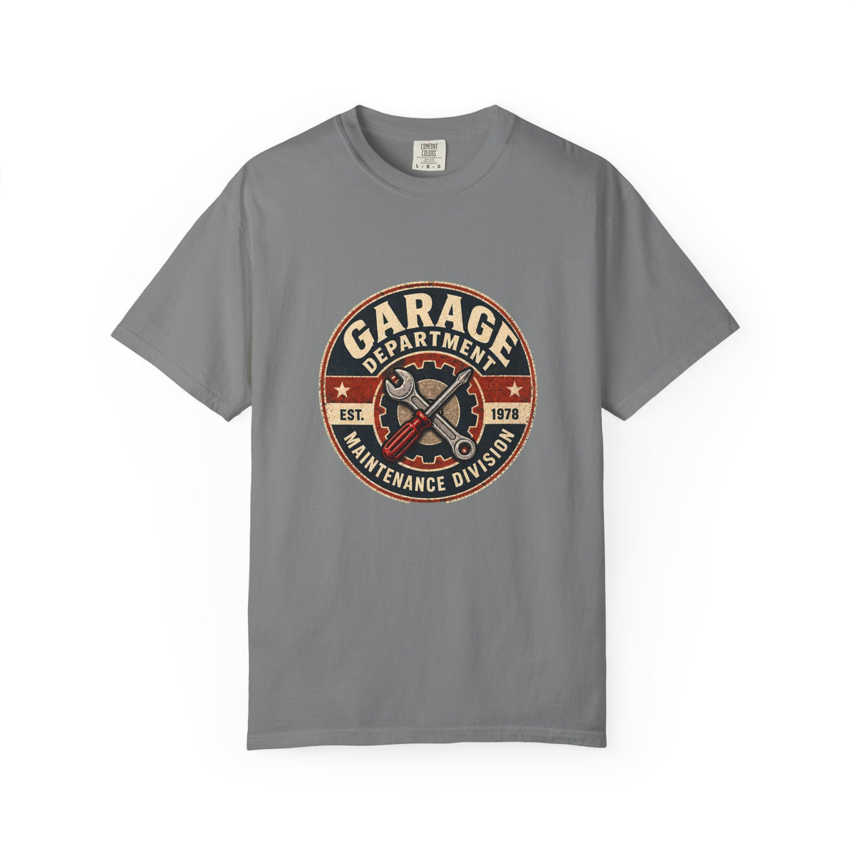 Garage Department T-Shirt | Retro Maintenance Division Workshop Tee