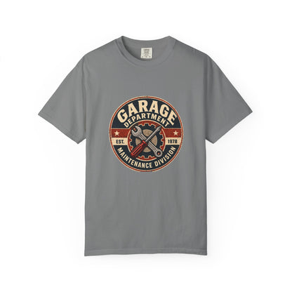 Garage Department T-Shirt | Retro Maintenance Division Workshop Tee