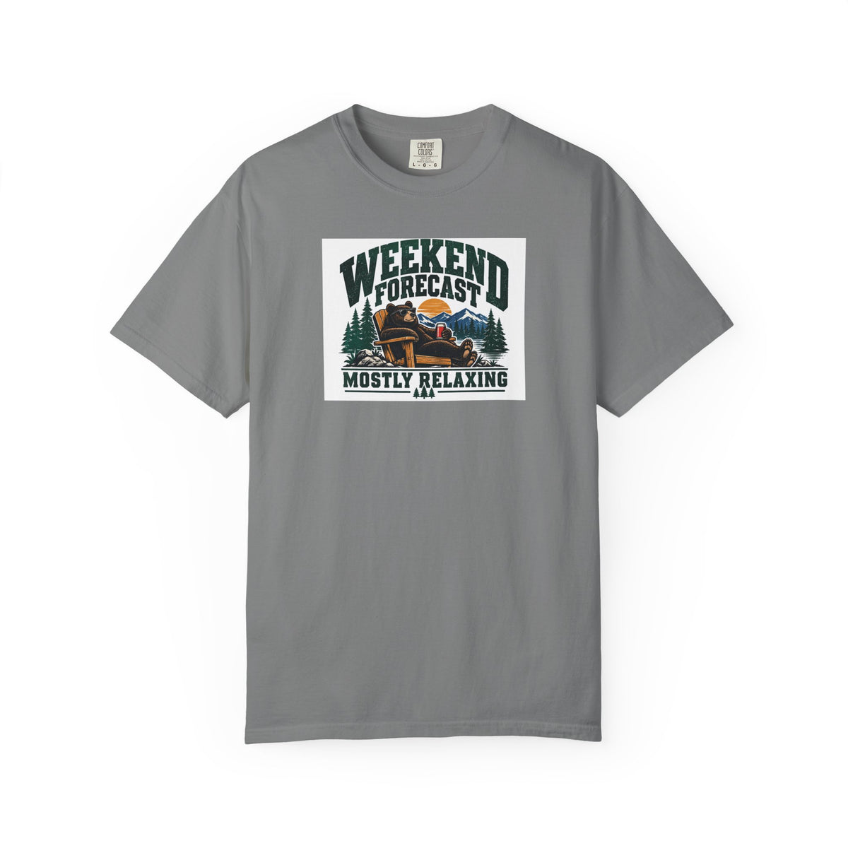 Weekend Forecast: Mostly Relaxing T-Shirt | Retro Outdoor Bear Tee