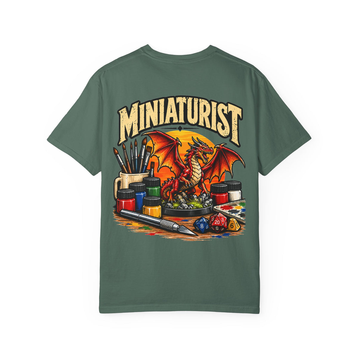 Miniaturist Dragon T-Shirt | Miniature Painting Hobby Tee