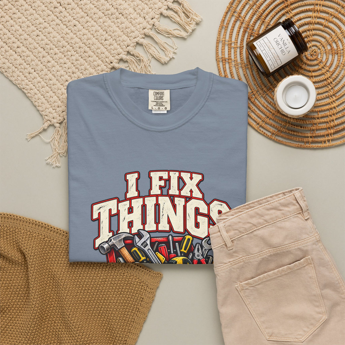 I Fix Things Eventually T-Shirt | Funny Vintage Toolbox Tee