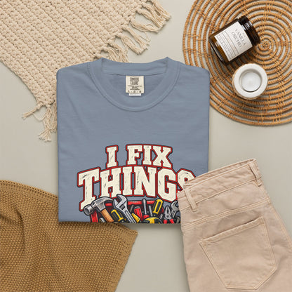 I Fix Things Eventually T-Shirt | Funny Vintage Toolbox Tee