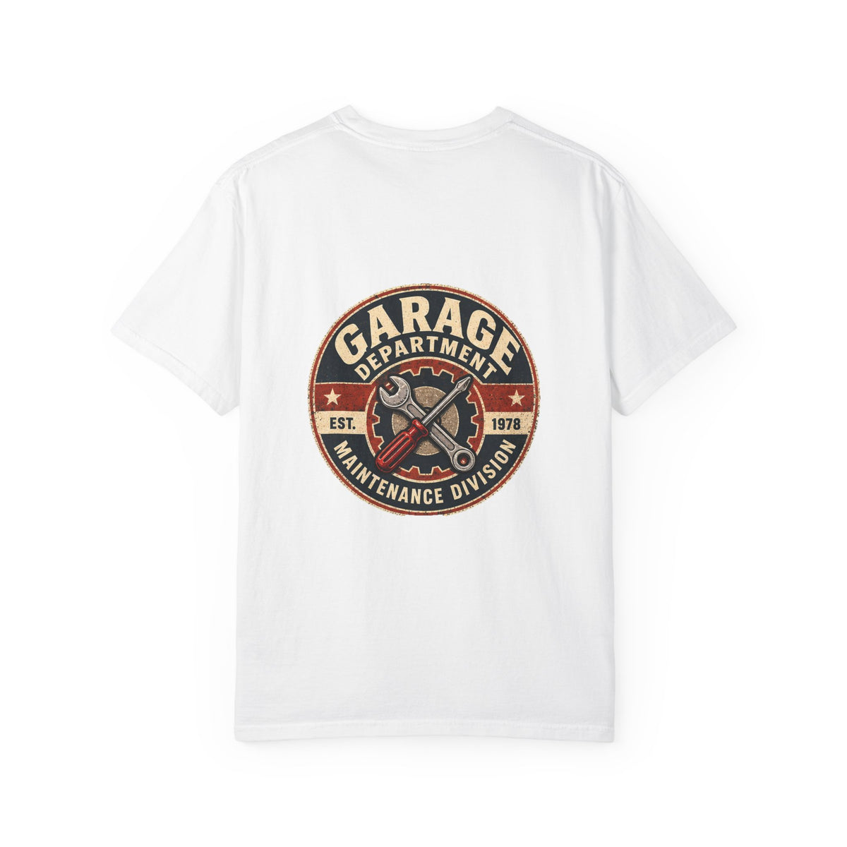 Garage Department T-Shirt | Retro Maintenance Division Workshop Tee