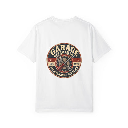 Garage Department T-Shirt | Retro Maintenance Division Workshop Tee