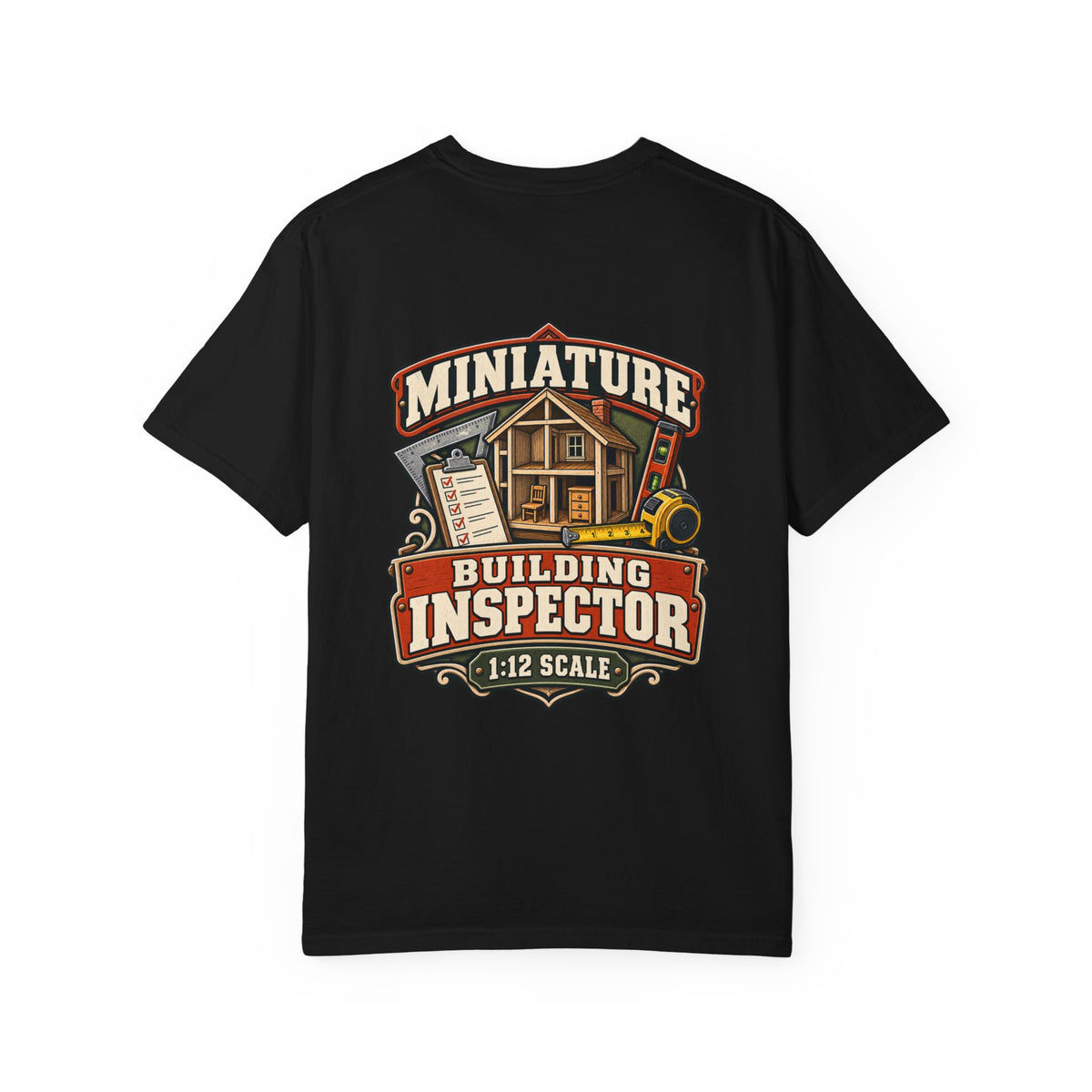 Miniature Building Inspector T-Shirt | 1:12 Scale Miniaturist Tee