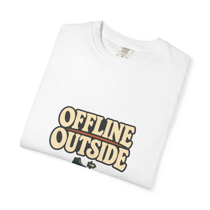 Offline Outside T-Shirt | Retro Outdoor Adventure Tee