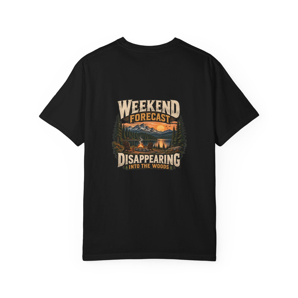 Weekend Forecast: Disappearing into the Woods T-Shirt | Retro Outdoor Tee