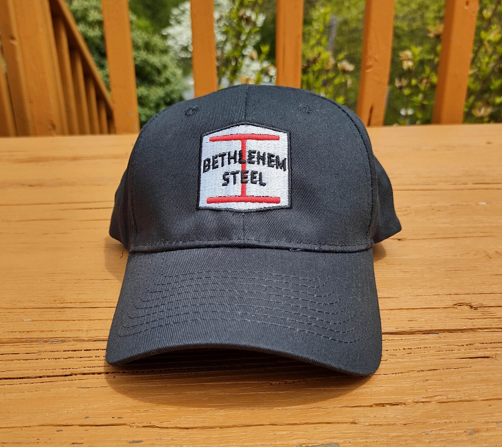 Bethlehem Steel Embroidered Baseball Hat by Flood City Fabrications