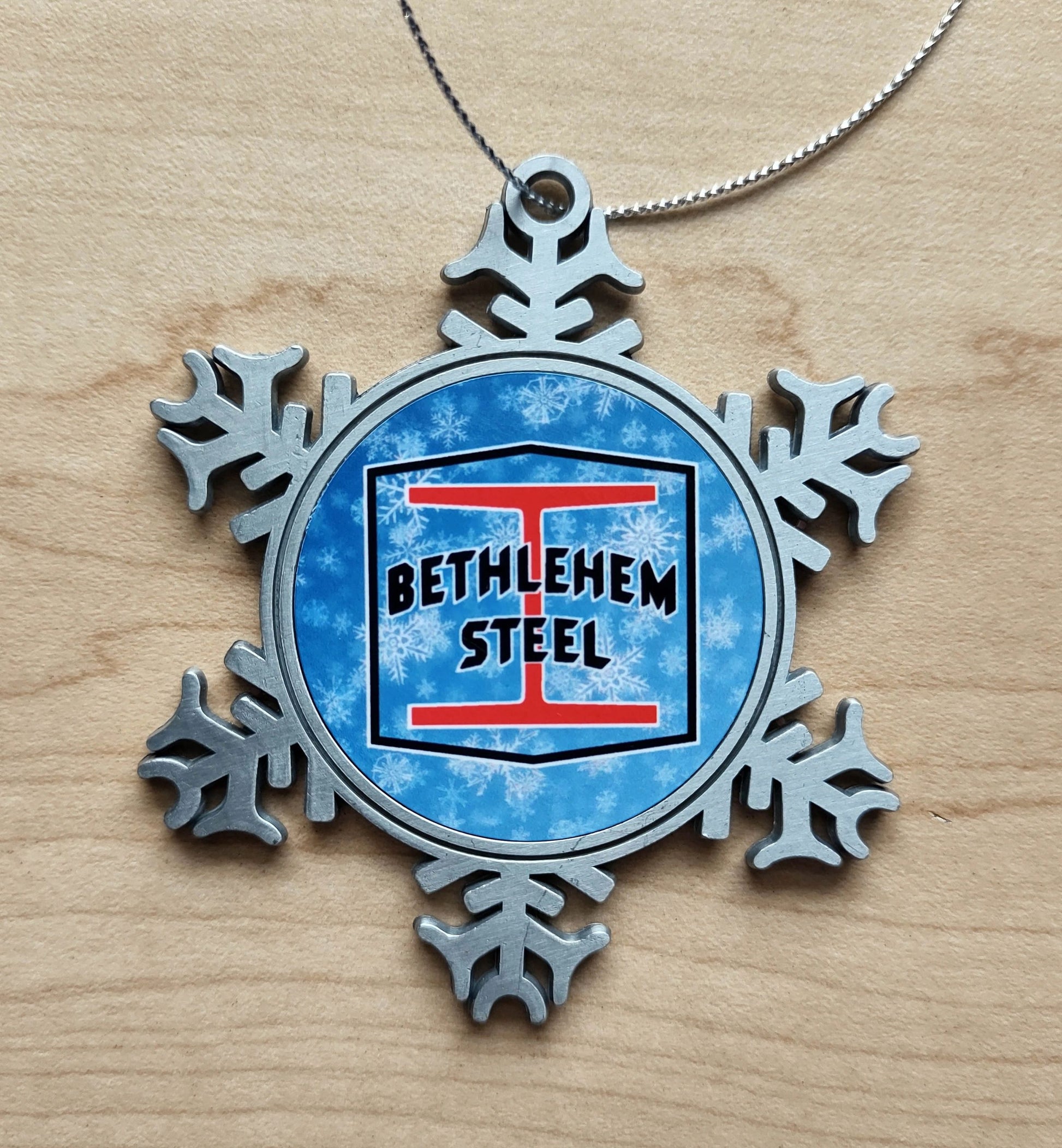 Bethlehem Steel Christmas Ornament Metal by Flood City Fabrications