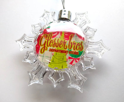 Glosser Brothers Christmas Ornament Snowflake by Flood City Fabrications