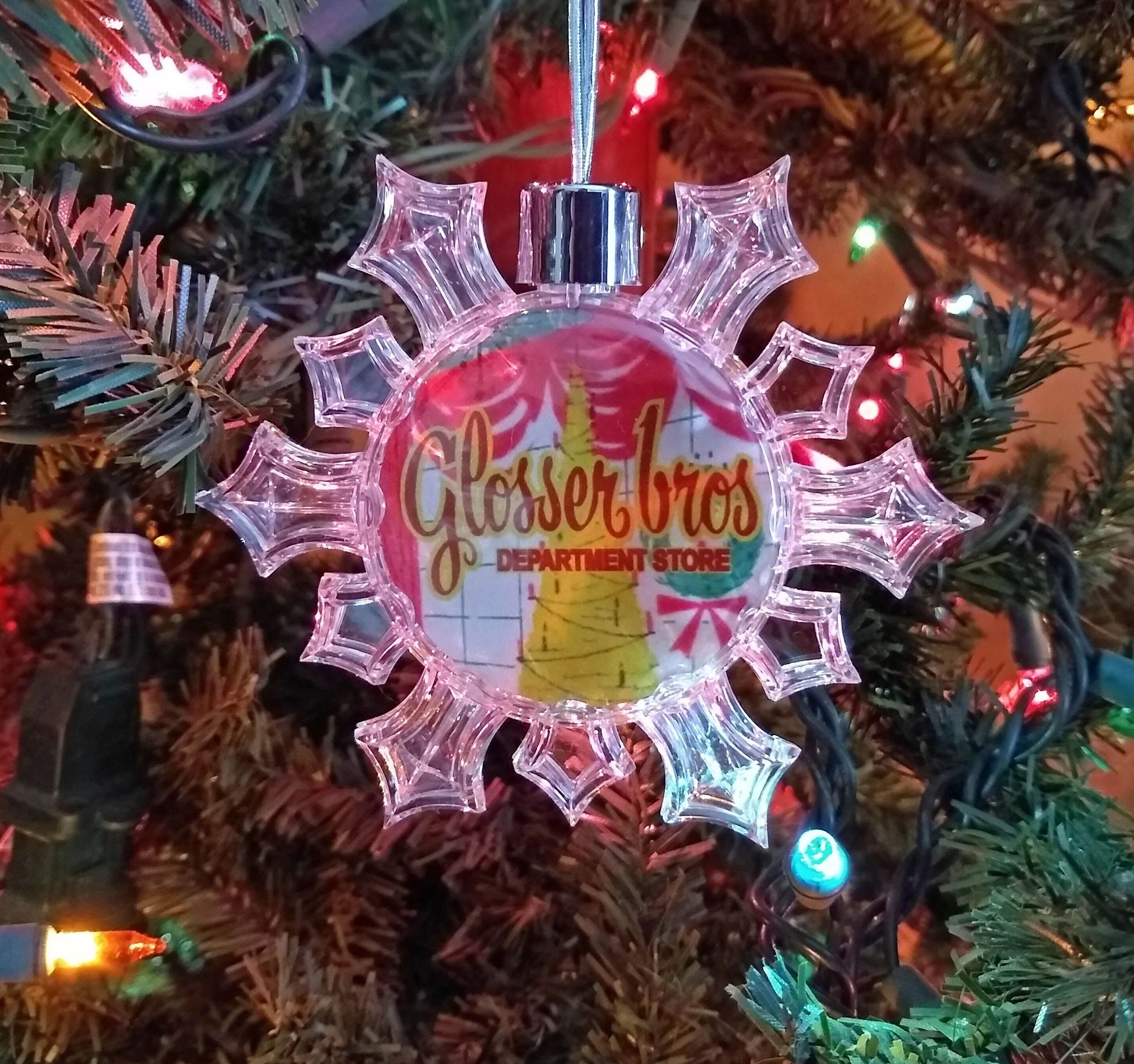 Glosser Brothers Christmas Ornament Snowflake – alternate product view