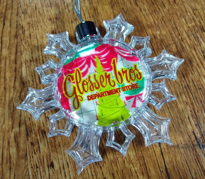 Glosser Brothers Christmas Ornament Snowflake – alternate product view