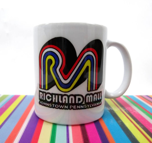 Richland Mall Johnstown, PA Retro Vintage Coffee Mug by Flood City Fabrications