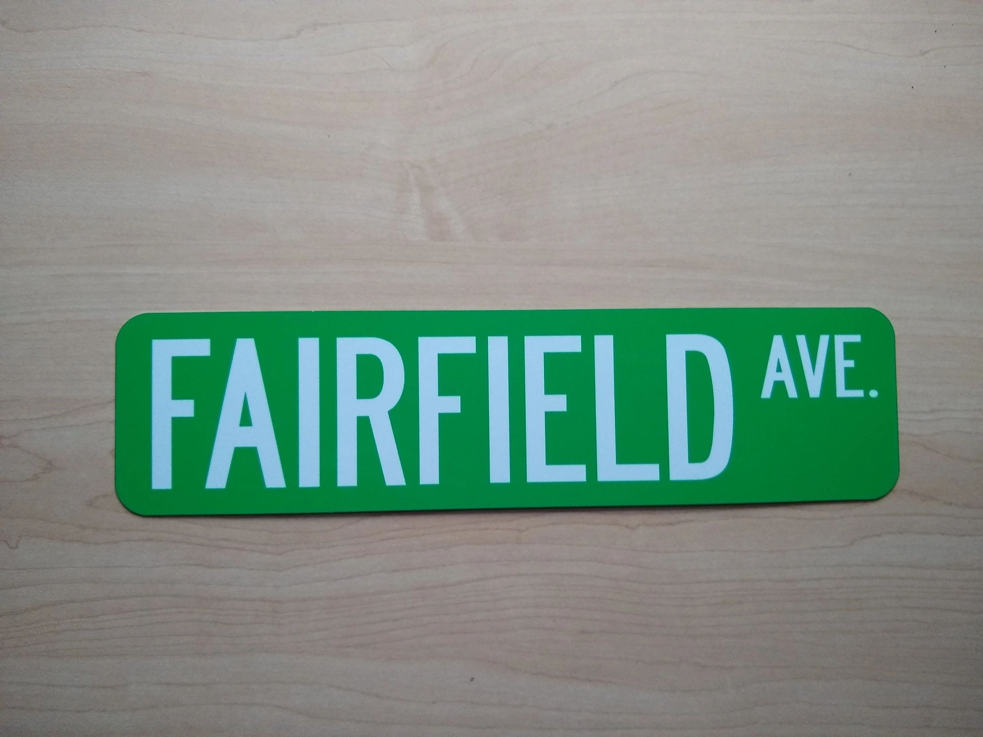 Johnstown, PA Street Signs Fairfield Ave by Flood City Fabrications