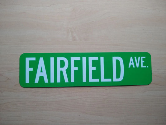 Johnstown, PA Street Signs Fairfield Ave by Flood City Fabrications