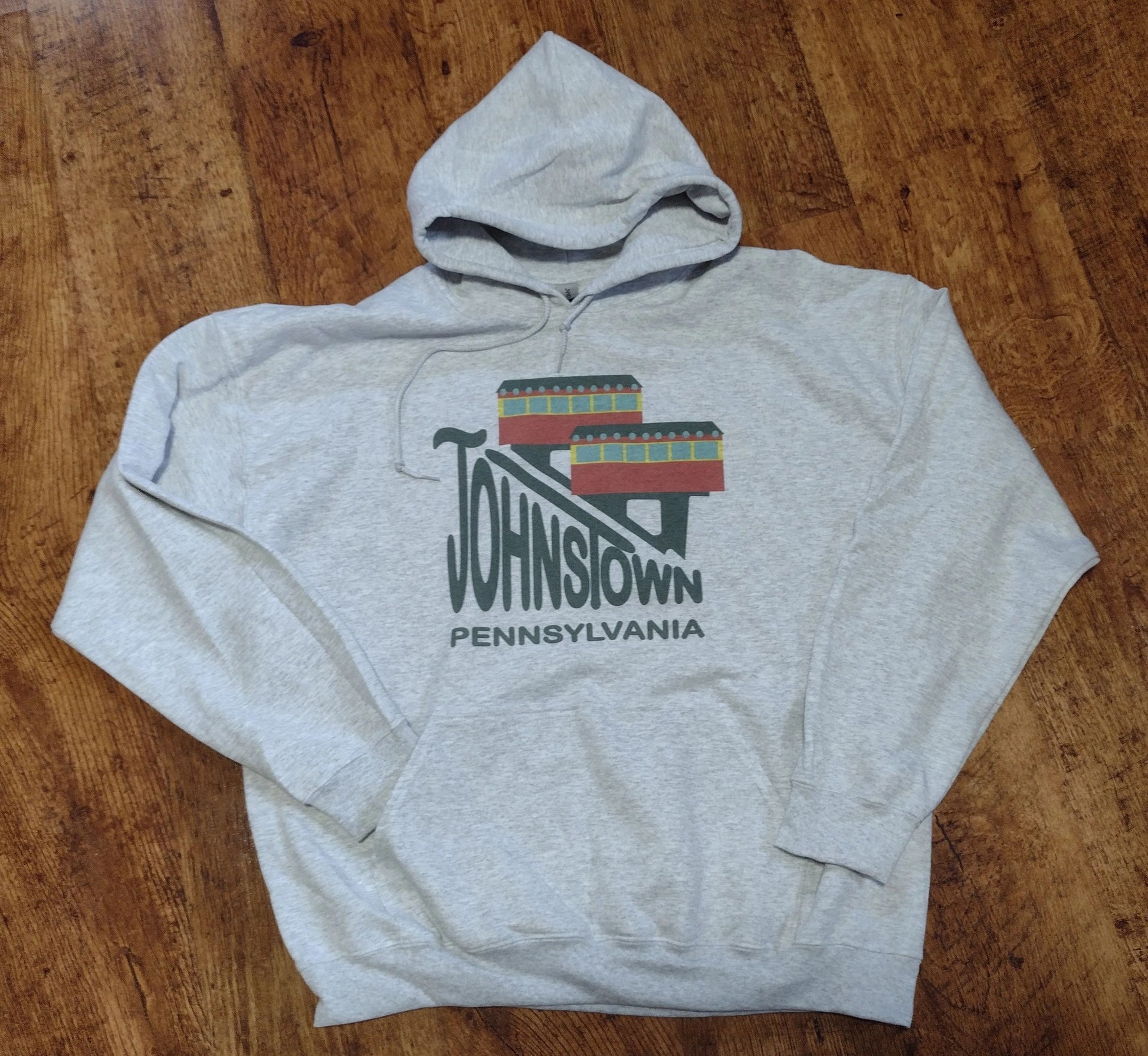 Johnstown Pennsylvania Sweatshirt Inclined Plane Hoodie by Flood City Fabrications