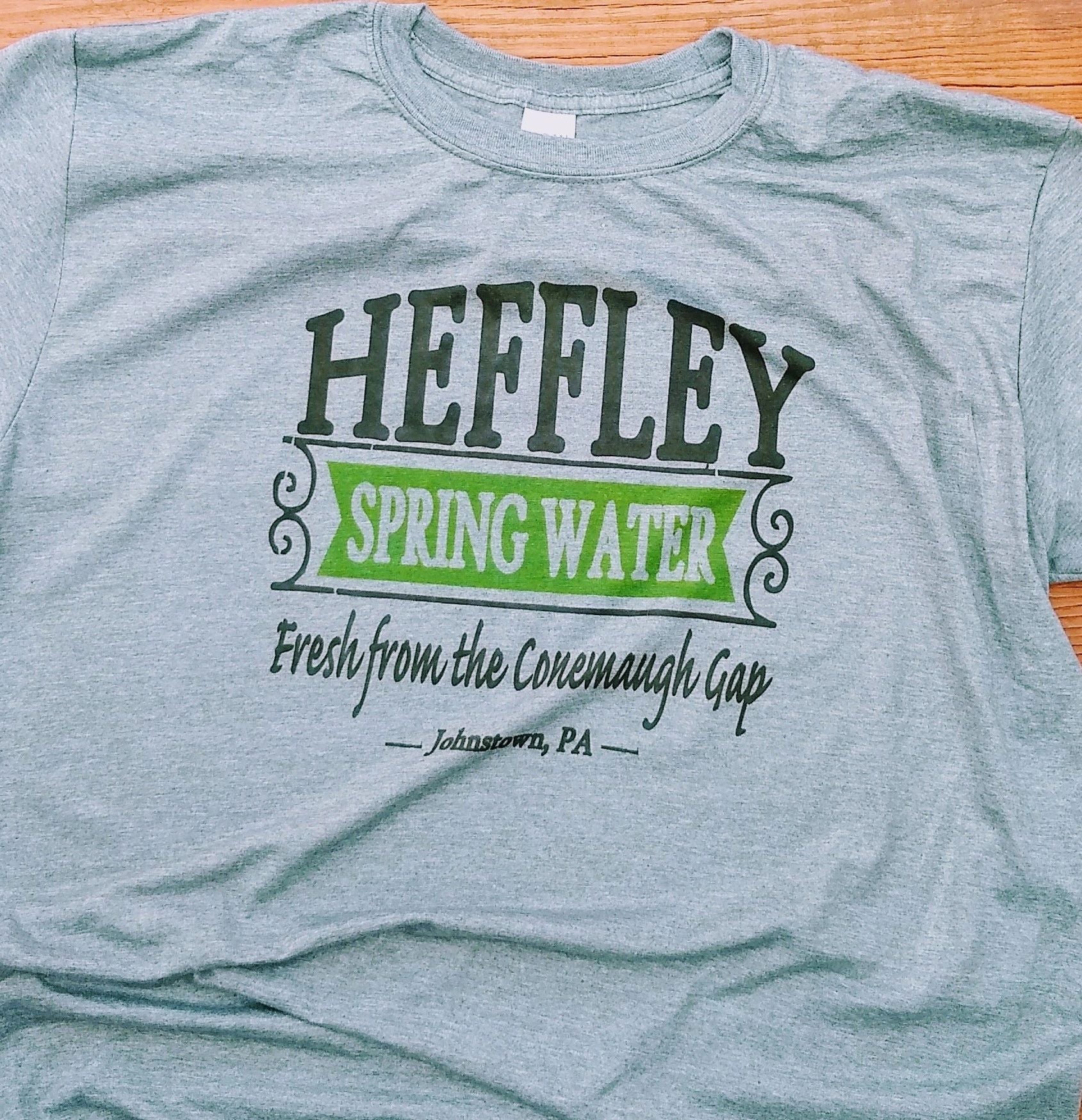 Heffley Springs Johnstown PA shirt Spring water Conemaugh – alternate product view