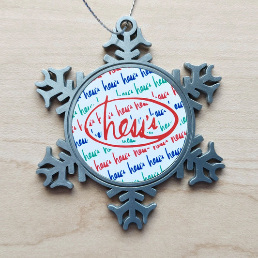 Hess's Department Store Christmas Ornament by Flood City Fabrications