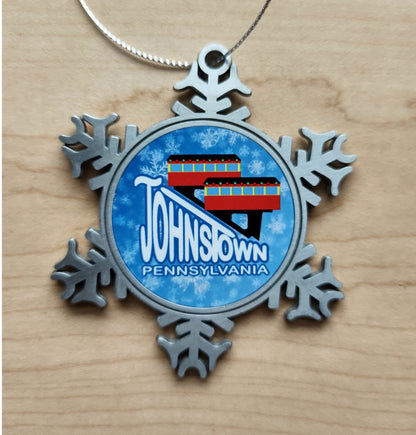 Johnstown Inclined Plane Ornament Metal by Flood City Fabrications