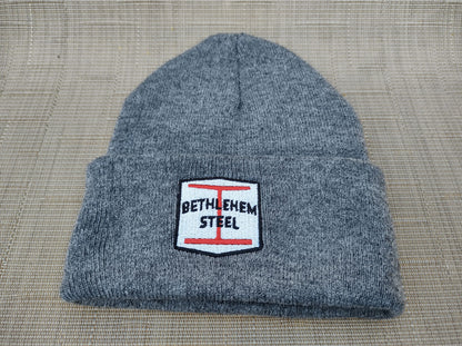 Bethlehem Steel Toboggan Hat Beanie Hats by Flood City Fabrications
