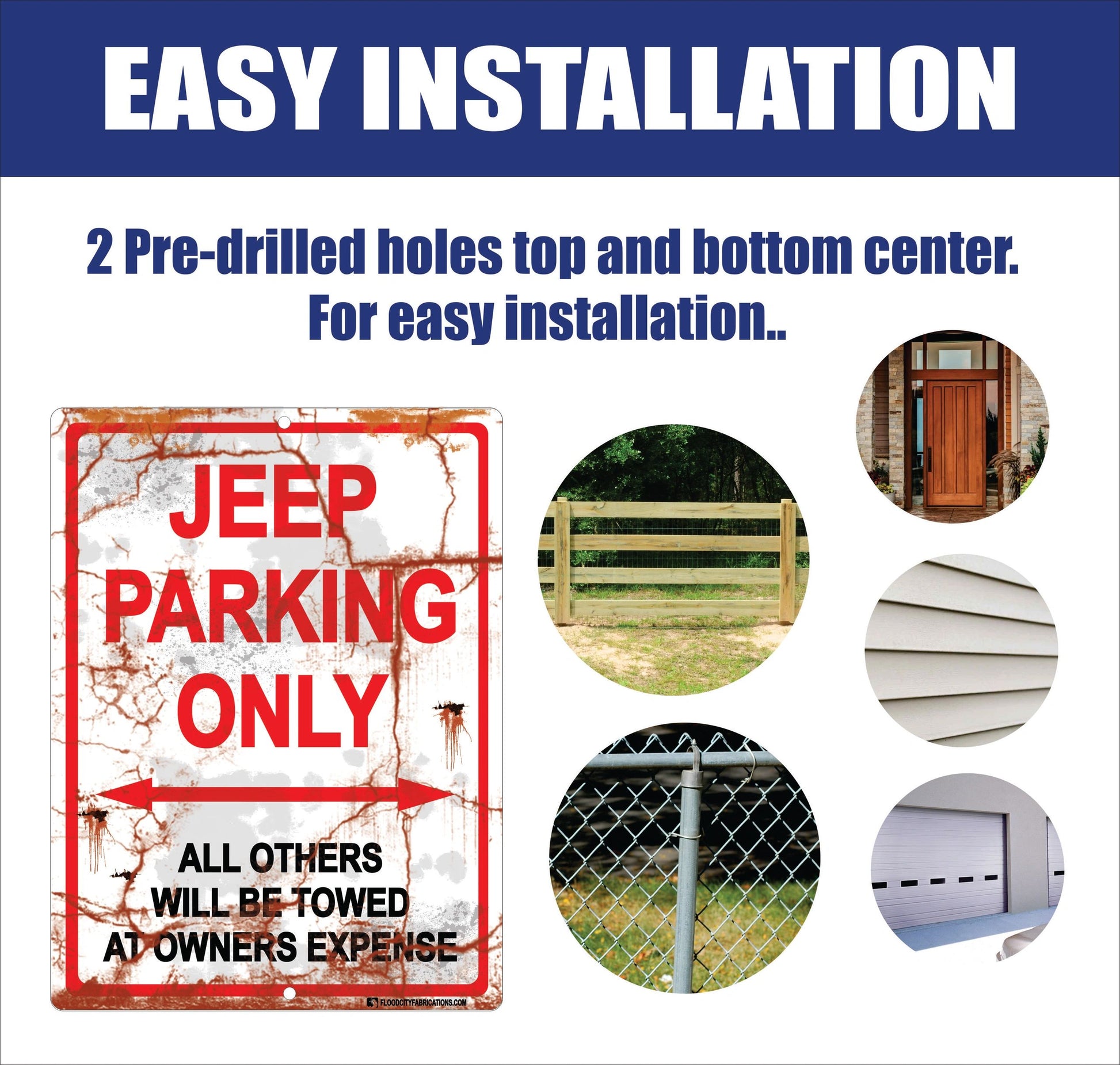 Jeep Parking Only Sign – alternate product view